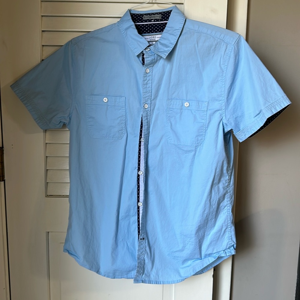 Boys PD&C Stretch Button Down